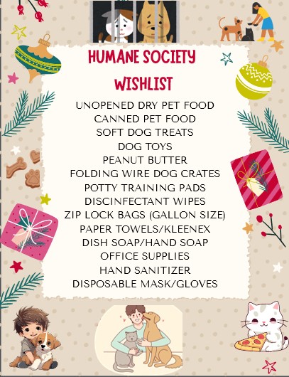 NOVEMBER WISH LIST