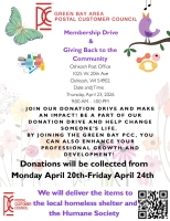 MEMBERSHIP DRIVE & GIVING BACK TO THE COMMUNITY